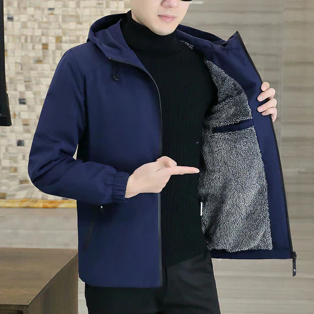 Street-Wave Hooded Windbreaker Jacket for Men Lightweight Yet Warm Breathable Versatile Limited Stock Summer to Fall