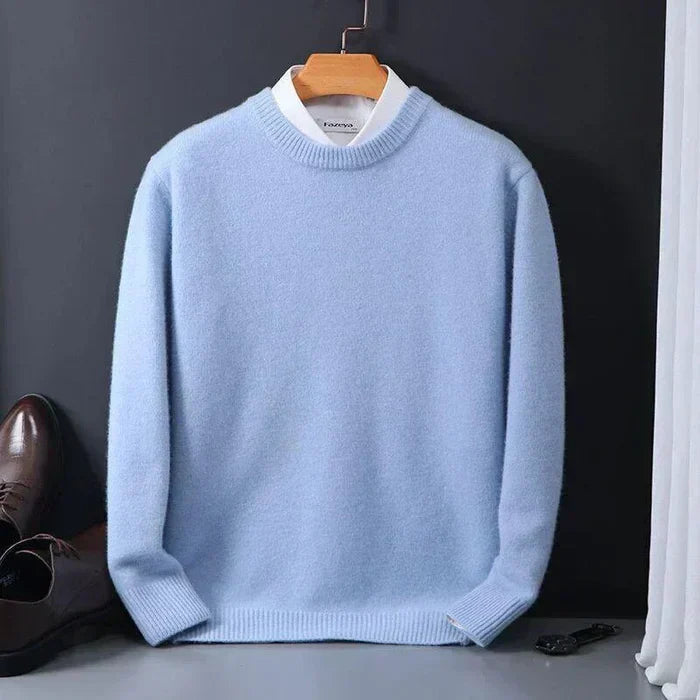 Street Wave Cashmere Sweater For Men Ultra Soft Comfort Luxurious Versatile Knitwear