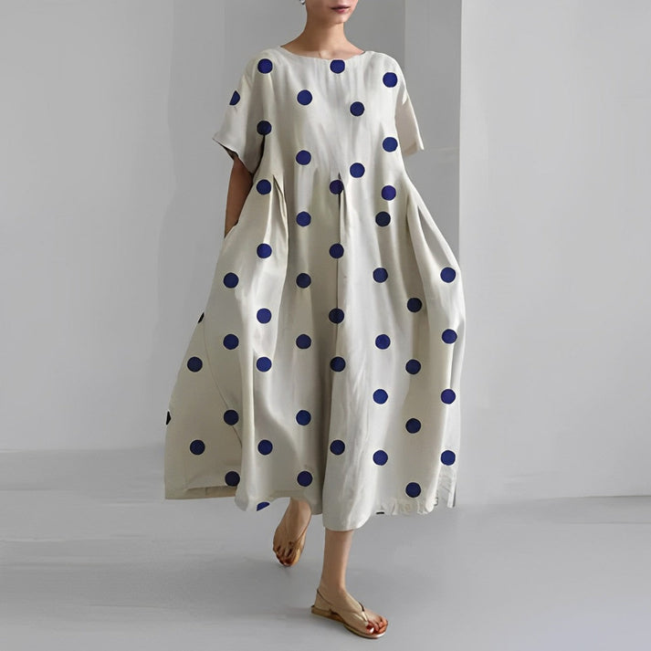 Floral Midi Dress for Women Street-Wave Jacklyn Effortless Relaxed