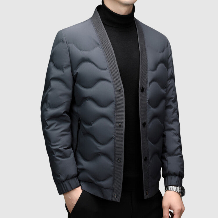 Roberto Russo L Eleganza Minimalista Down Jacket Premium Duck Down Insulated Lightweight Mens Outerwear By Street-Wave