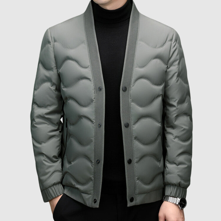 Roberto Russo L Eleganza Minimalista Down Jacket Premium Duck Down Insulated Lightweight Mens Outerwear By Street-Wave