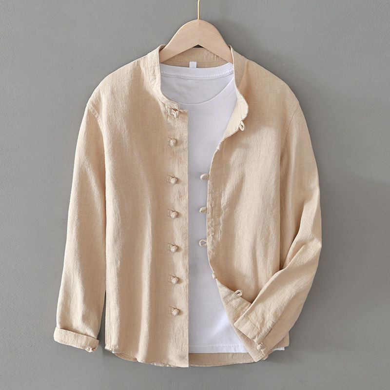 Roberto Russo Tradizionale Linen Shirt For Modern Men With Breathable Comfort And Subtle Luxury