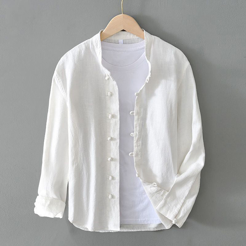 Roberto Russo Tradizionale Linen Shirt For Modern Men With Breathable Comfort And Subtle Luxury