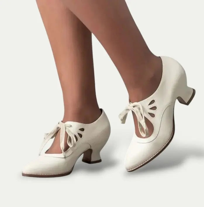 Lace Up Mary Jane Heels Street Wave For Professionals All Day Comfort