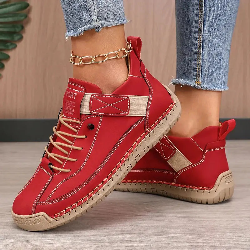 Street-Wave Lace-Up Boots For Women With All-Day Comfort And Retro Charm