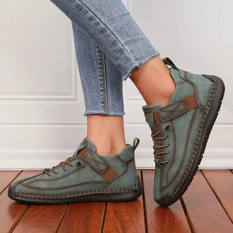 Street-Wave Lace-Up Boots For Women With All-Day Comfort And Retro Charm