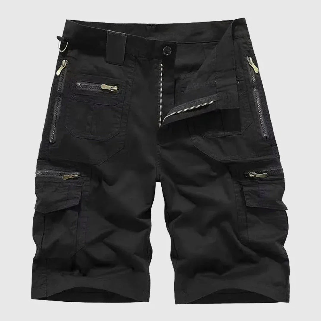 Waylynn Laurence Zipper Cargo Shorts For Men Rugged Outdoor Performance