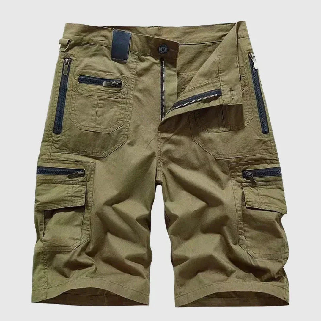 Waylynn Laurence Zipper Cargo Shorts For Men Rugged Outdoor Performance
