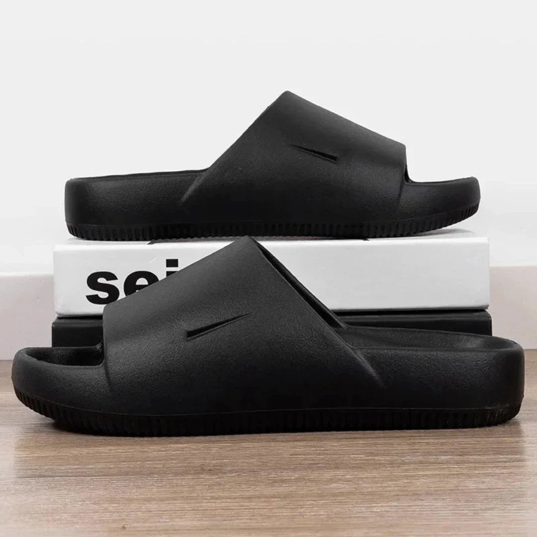 Street-Wave Cloud Comfort Slides Unisex Lightweight EVA Slippers With Slip Resistant Sole For Indoor Outdoor Use