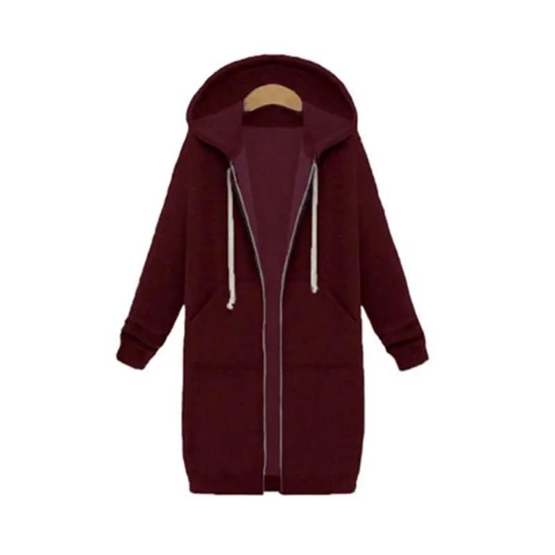 Street Wave Longline Zip Hoodie For Women Cozy Layering