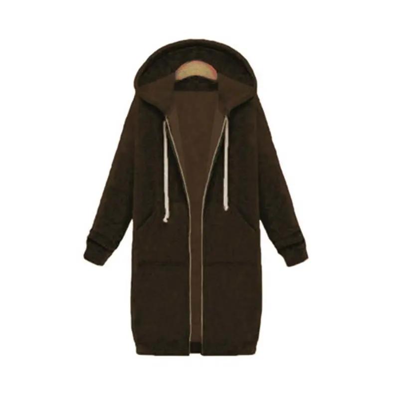 Street Wave Longline Zip Hoodie For Women Cozy Layering