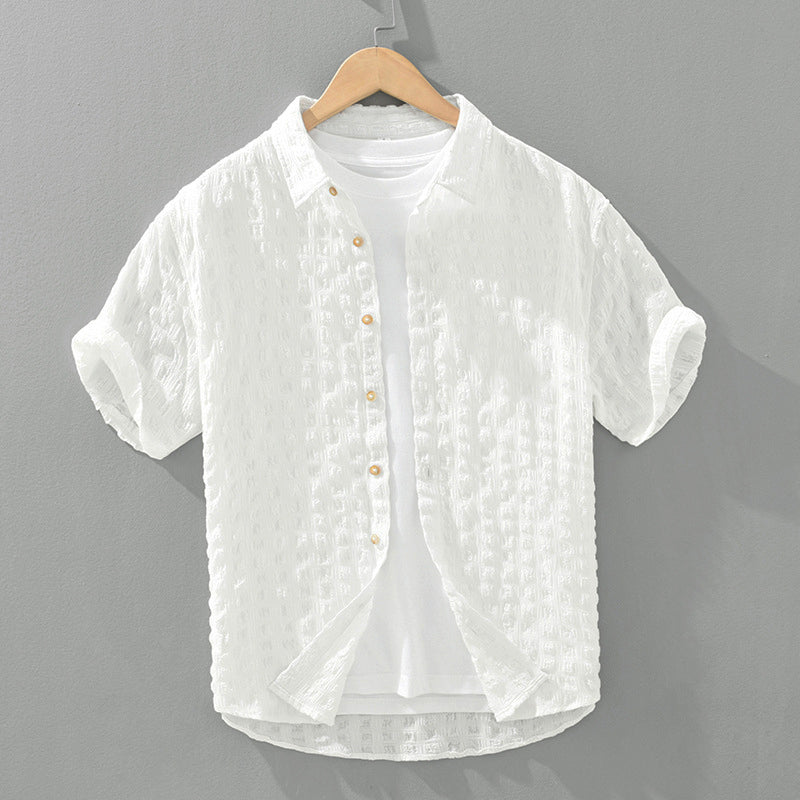 Lorenzo Vitali Lido Textured Shirt