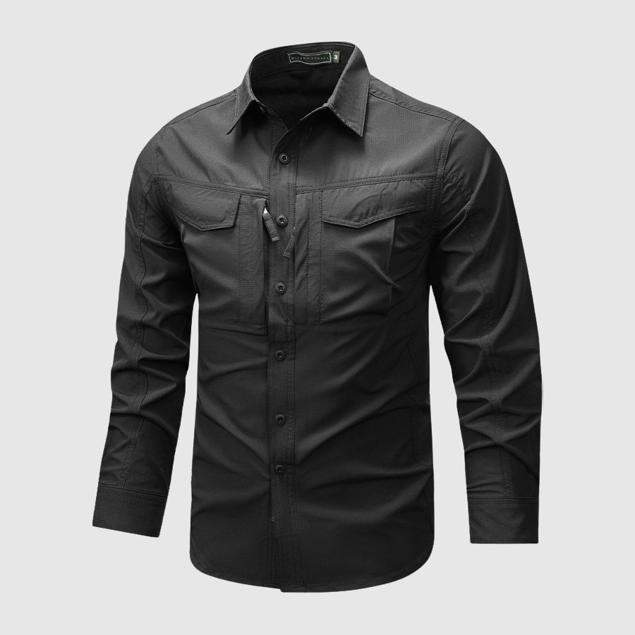 Lorenzo Vitali Range Pro Shirt for Men Outdoor Adventure Ready with Multi Pocket Design