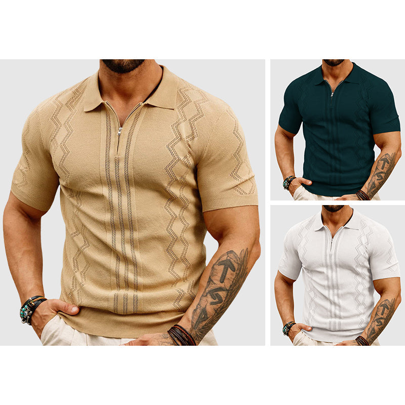 Lorenzo Vitali SilkKnit Polo Shirt