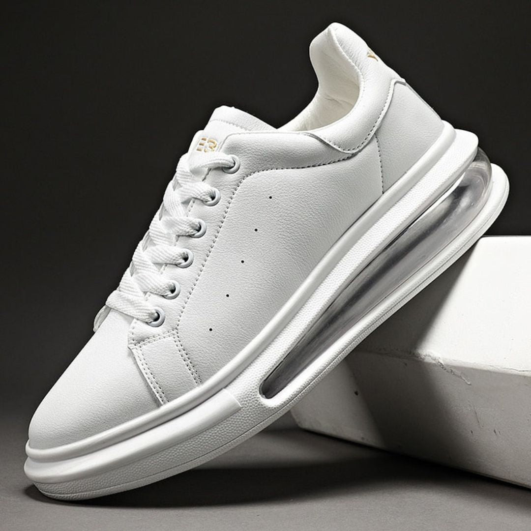 Waylynn Lorenzo Aero Leather Sneakers For Men With Air Cushioned Platform
