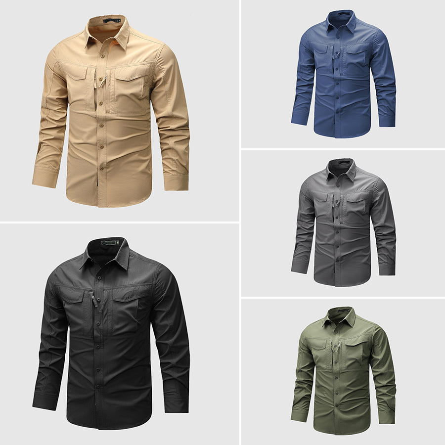 Lorenzo Vitali Range Pro Shirt for Men Outdoor Adventure Ready with Multi Pocket Design