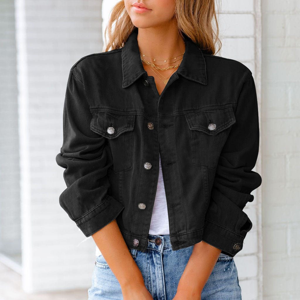 Street-wave Denim Jacket For Women Timeless Design With Figure Flattering Fit Everyday Style
