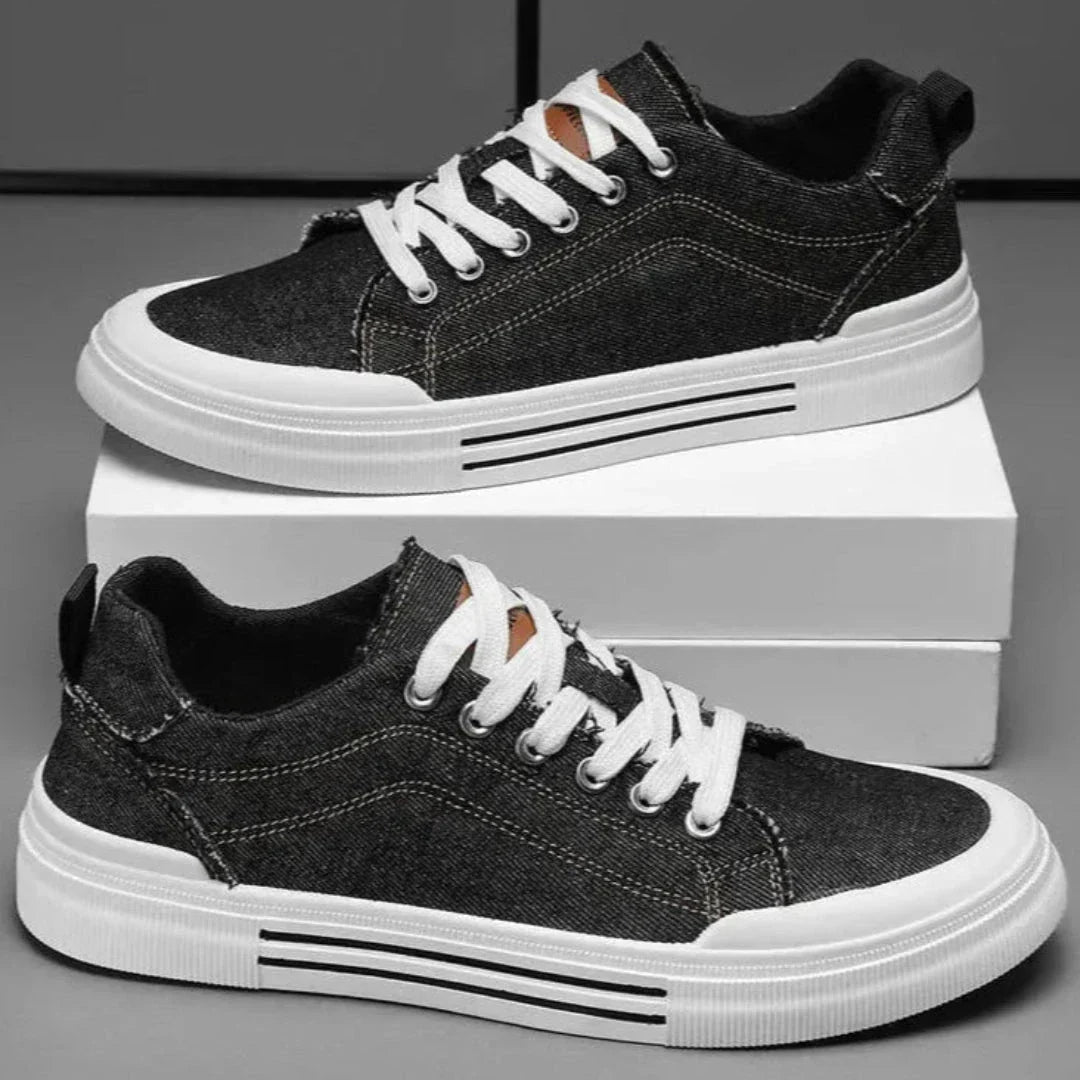 Waylynn Denim Lace Up Sneakers For Everyday Style And Comfort