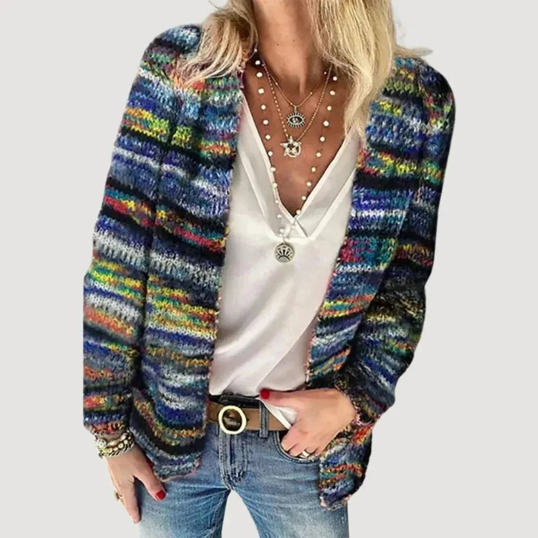 Chunky Knit Cardigan Waylynn Luna Cozy Boho Layering Unisex
