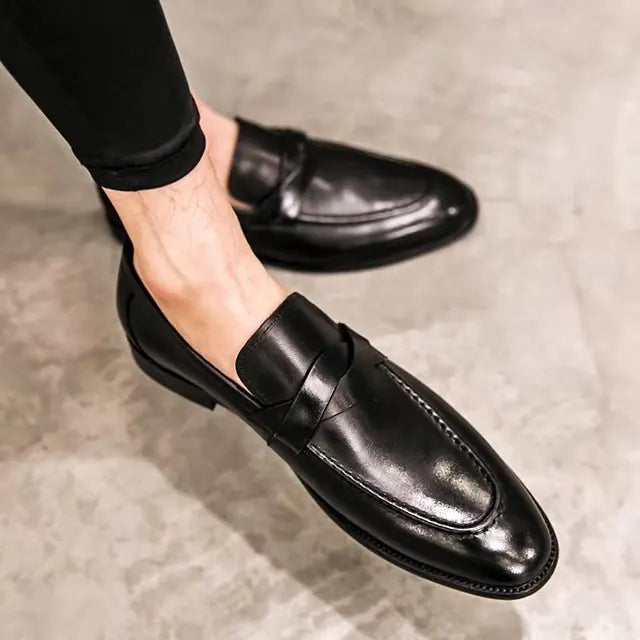 Leather Loafers Edelmann Luxury Mens Breathable PU Leather Non Slip Sole Premium Comfort For Work Travel