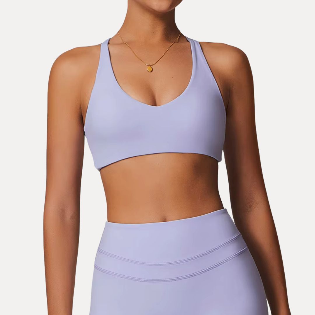 Lyra Cross-Strap Sports Bra