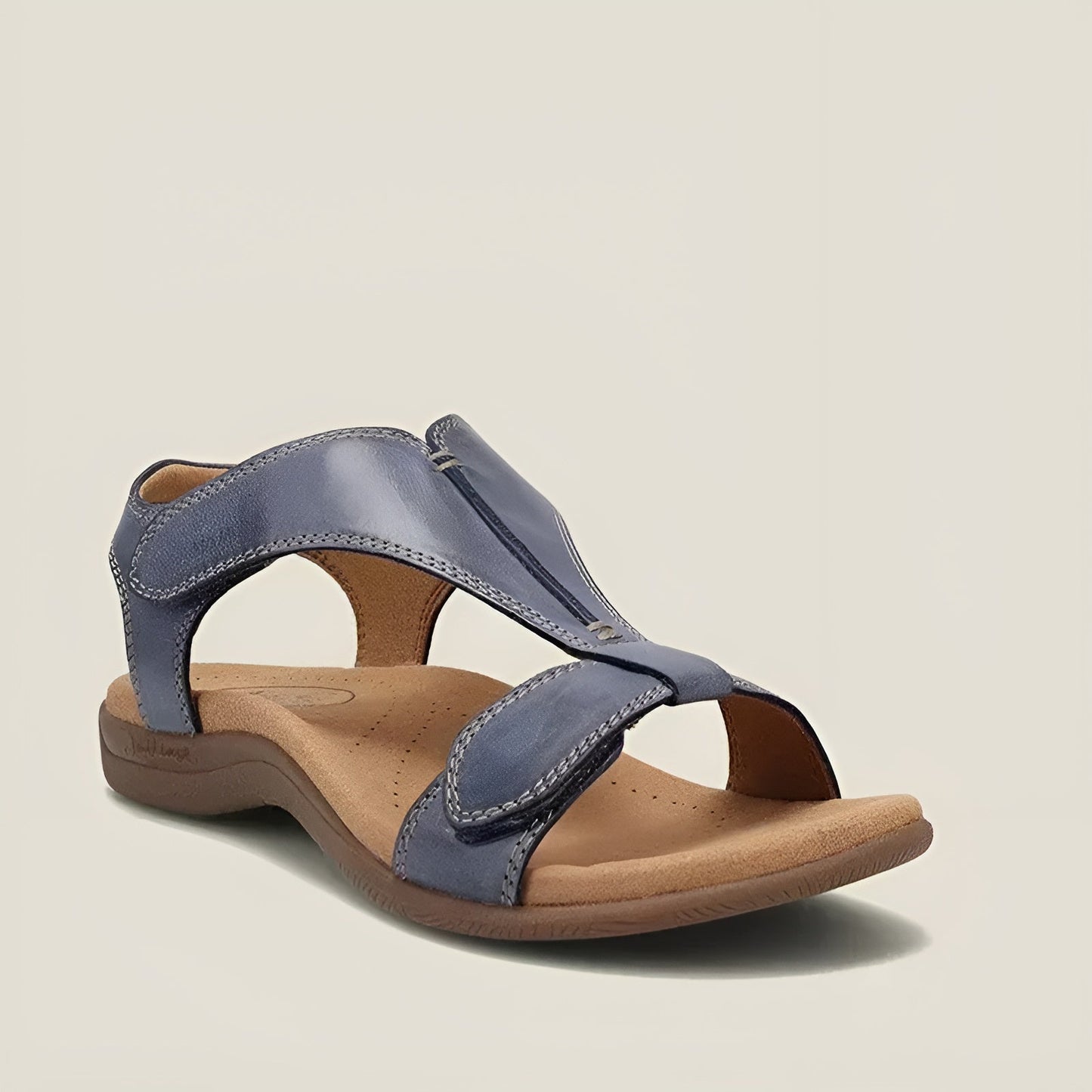 Street-wave Orthopedic Sandals For Women All Day Comfort Lightweight PU Leather Non Slip Sole