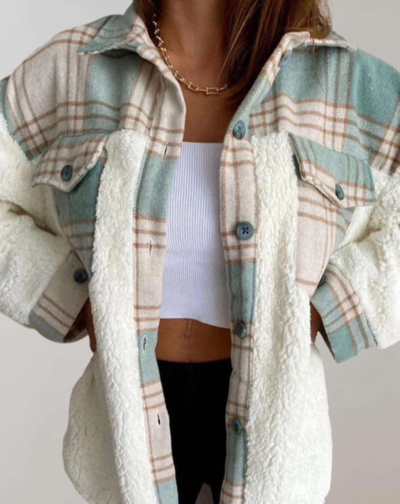 Street-Wave Marlies Women Warm Coat with Cozy Sherpa Lining for Cold Days Easy Care