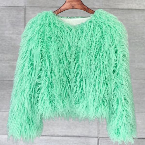Streetwave Martina Faux Fur Coat For Women Luxurious Warmth Plush Pink Fur Outerwear