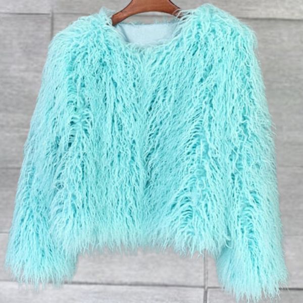 Streetwave Martina Faux Fur Coat For Women Luxurious Warmth Plush Pink Fur Outerwear