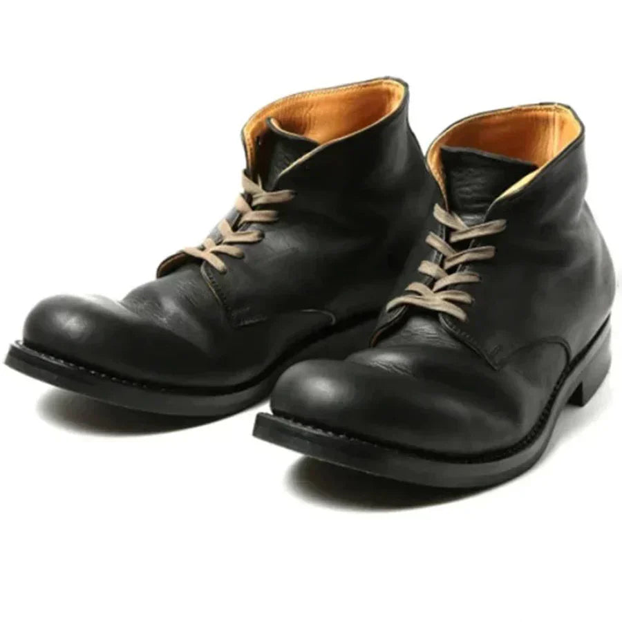 Street-wave Mens Leather Boots Durable Sole For All Weather Timeless Style Premium Craftsmanship For Everyday Wear