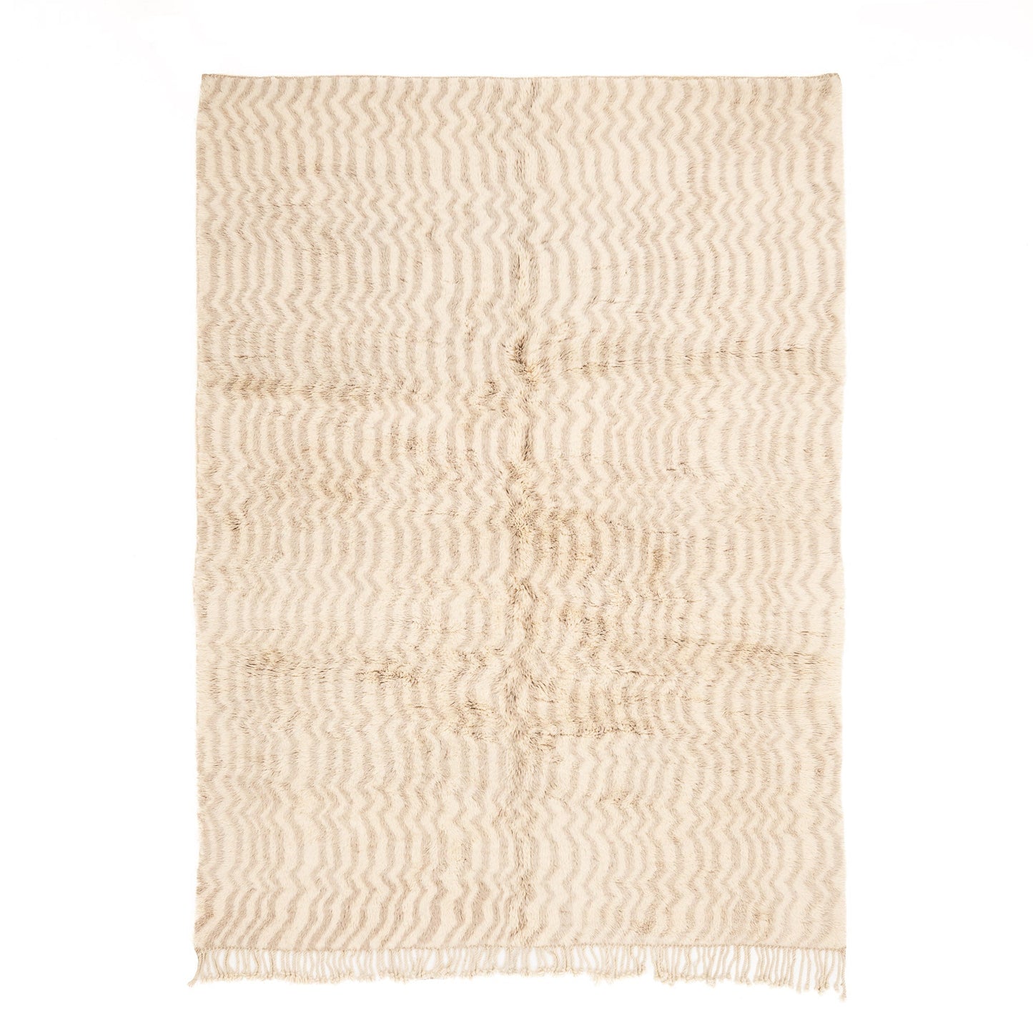 Sandy Blonde - Luxury Shag Moroccan Rug - Street-Wave