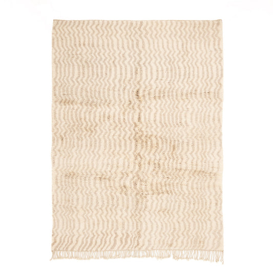 Sandy Blonde - Luxury Shag Moroccan Rug - Street-Wave
