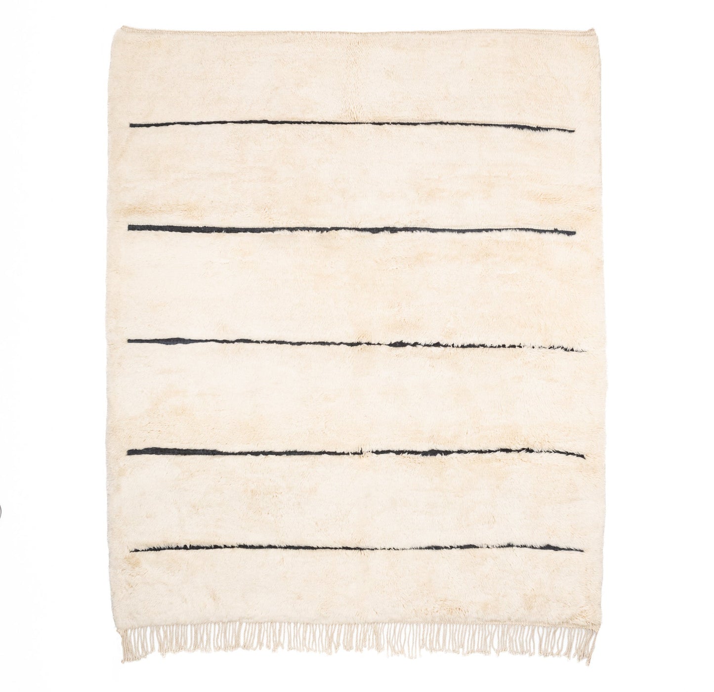 Symetrical Lines - Luxury Shag Moroccan Rug - Street-Wave
