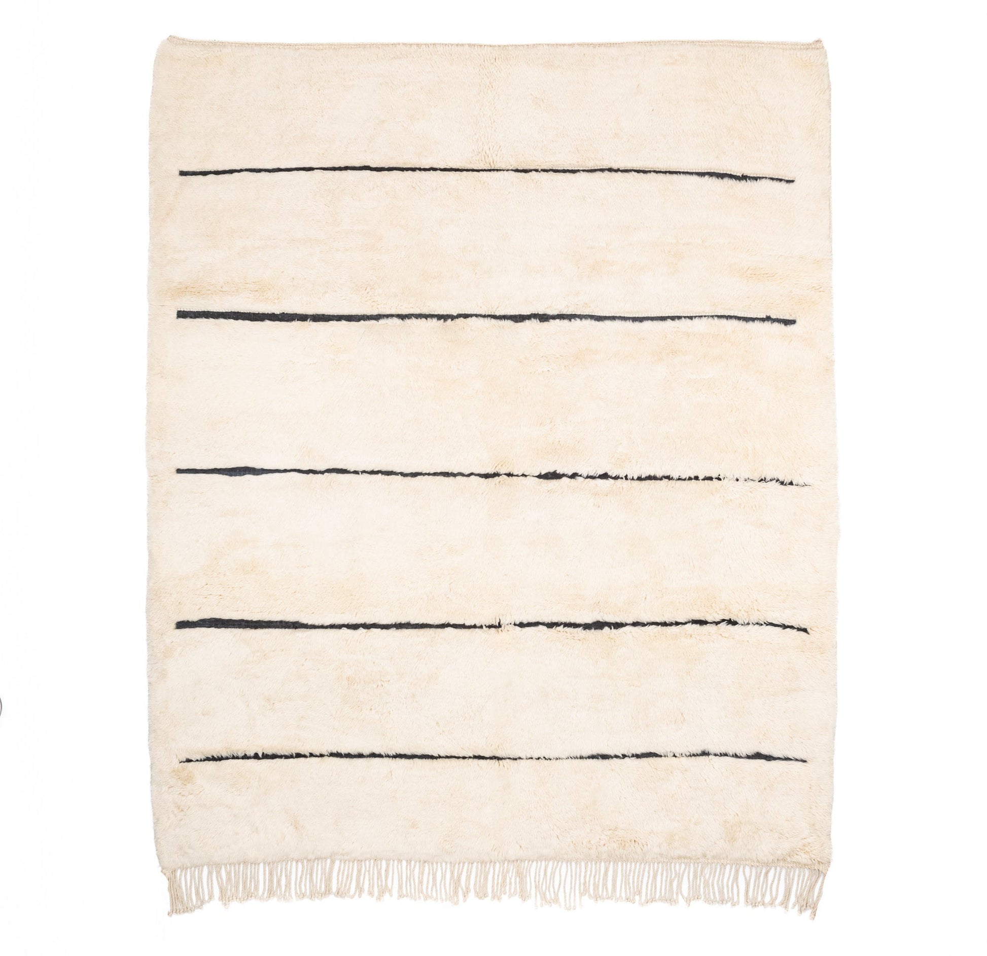 Symetrical Lines - Luxury Shag Moroccan Rug - Street-Wave
