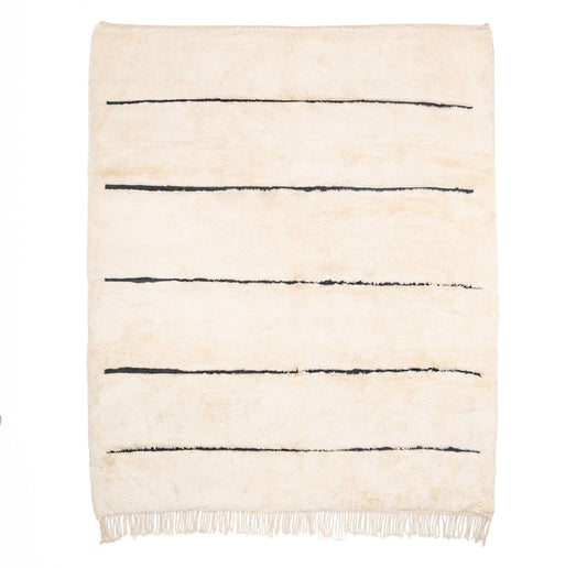 Symetrical Lines - Luxury Shag Moroccan Rug - Street-Wave