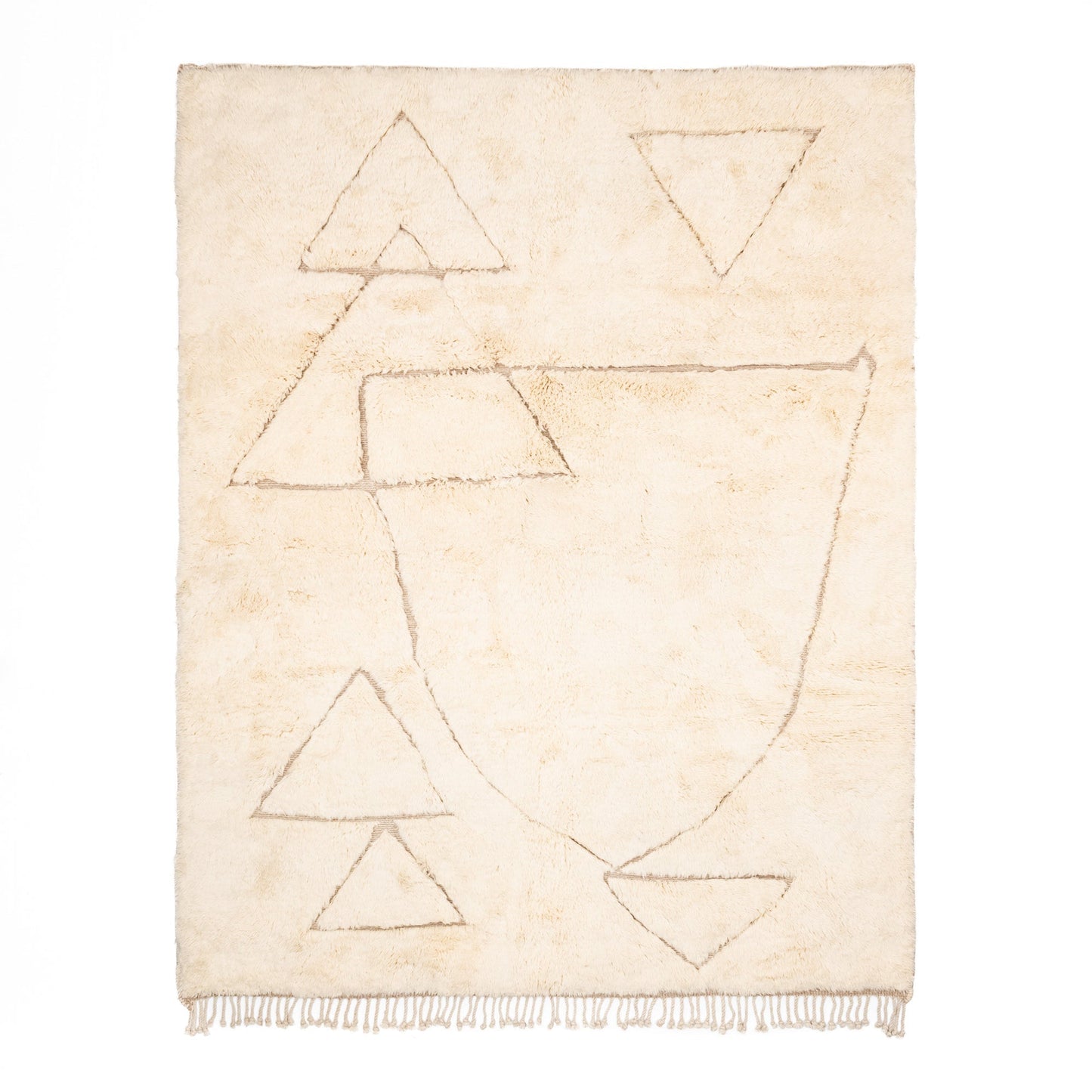 Serenity Peaks - Luxury Shag Moroccan Rug - Street-Wave