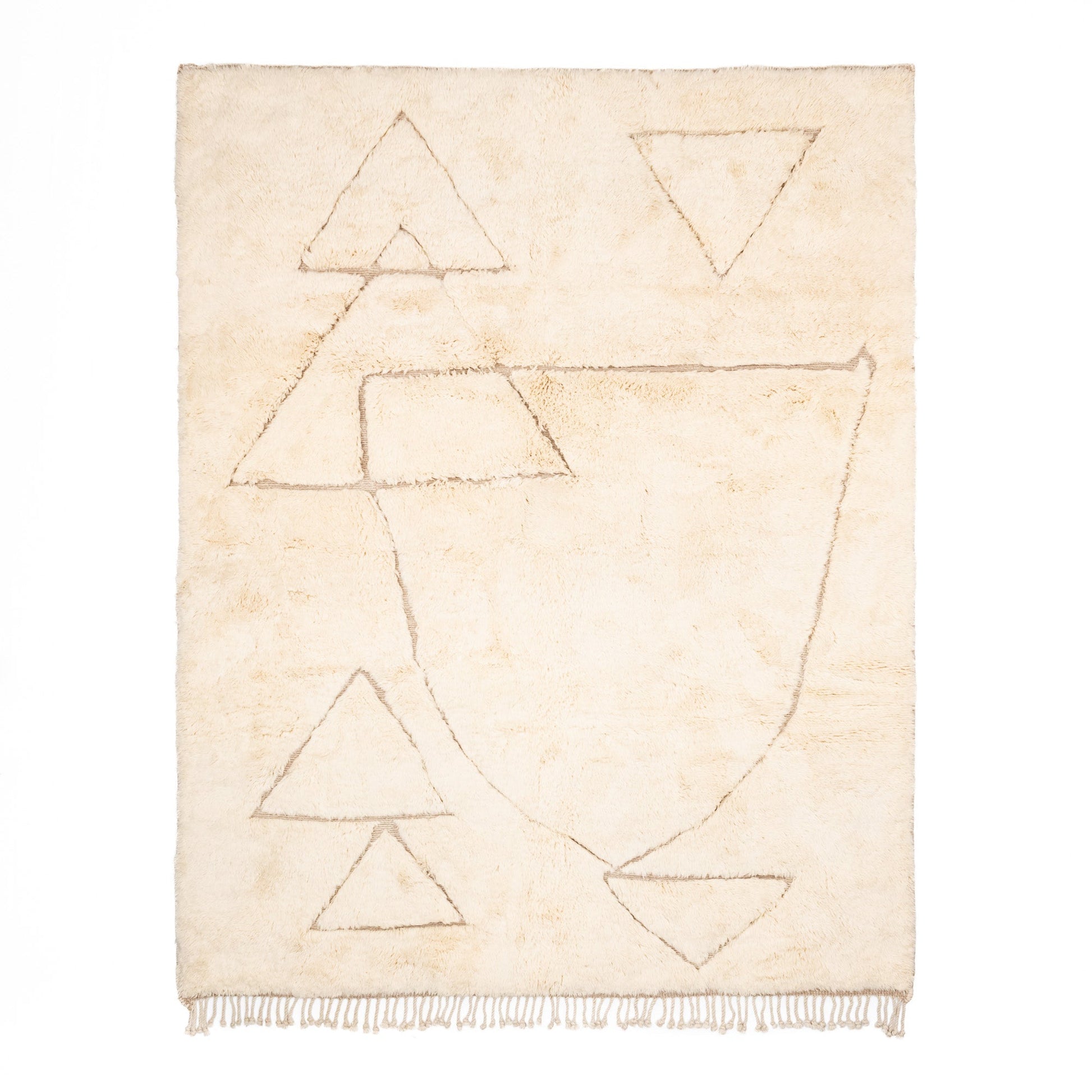 Serenity Peaks - Luxury Shag Moroccan Rug - Street-Wave