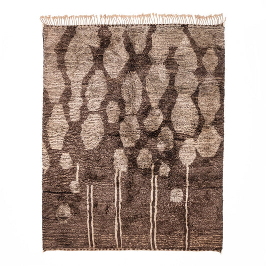 Mocha Melody - Luxury Shag Moroccan Rug - Street-Wave