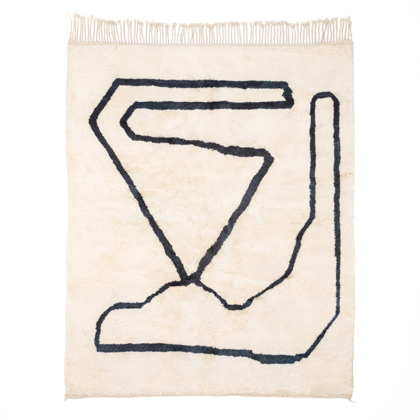 Treasure Map - Luxury Shag Moroccan Rug - Street-Wave