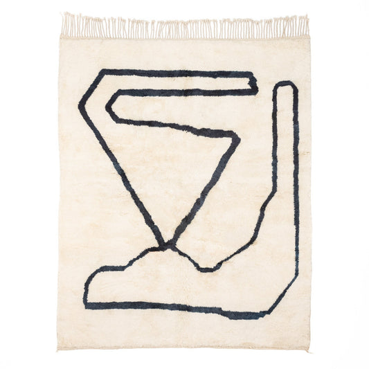 Treasure Map - Luxury Shag Moroccan Rug - Street-Wave