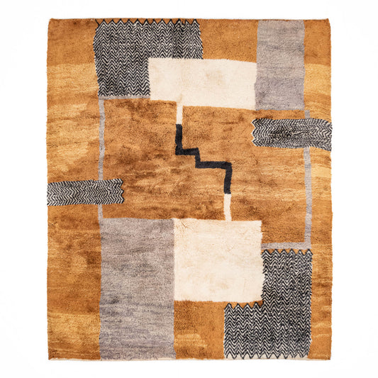 Mosaic of Memories - Luxury Shag Moroccan Rug - Street-Wave