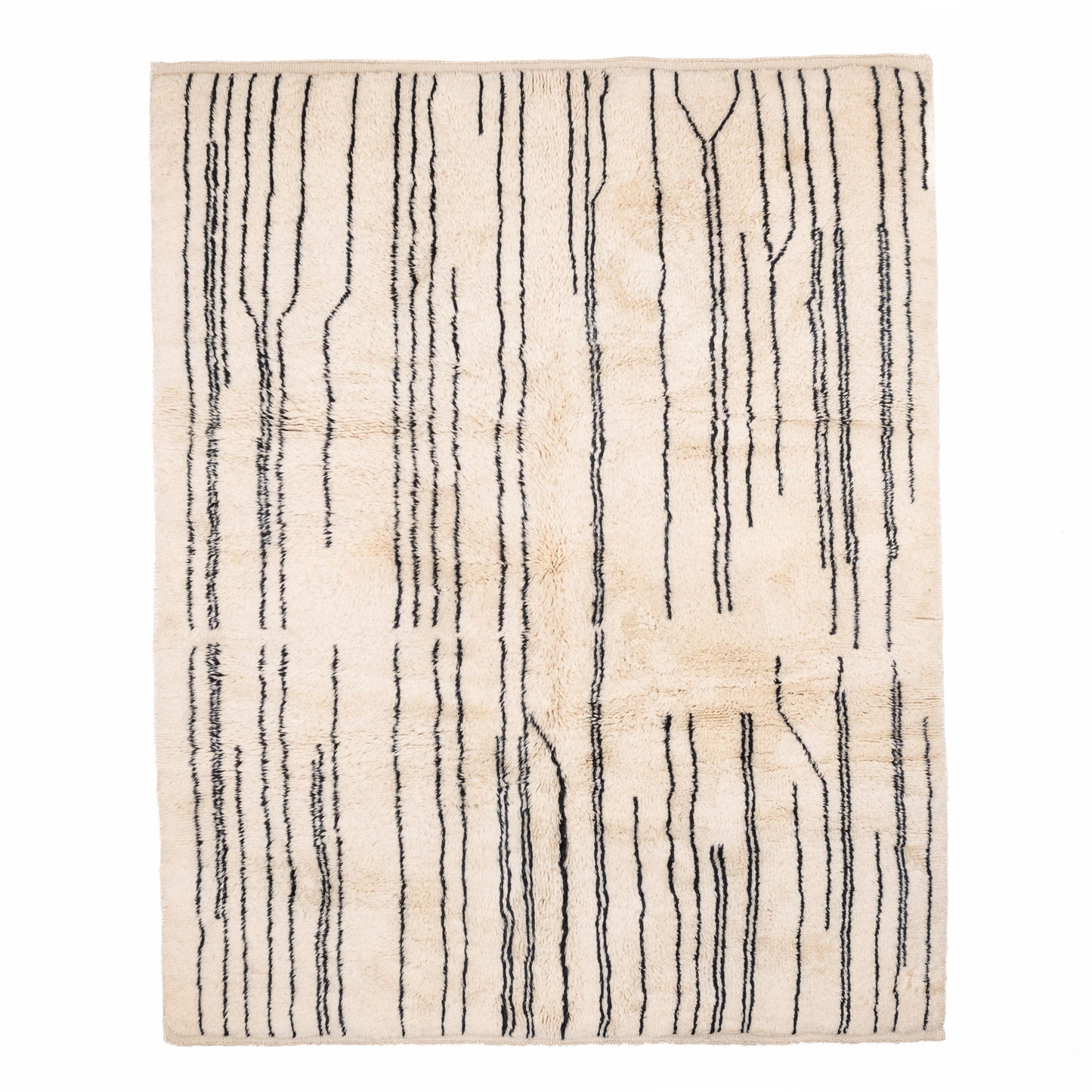 Metro Lines - Luxury Shag Moroccan Rug - Street-Wave