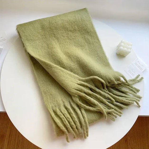 Street Wave Warm Pastel Scarf Collection For Women Soft Cozy Winter Accessory Versatile