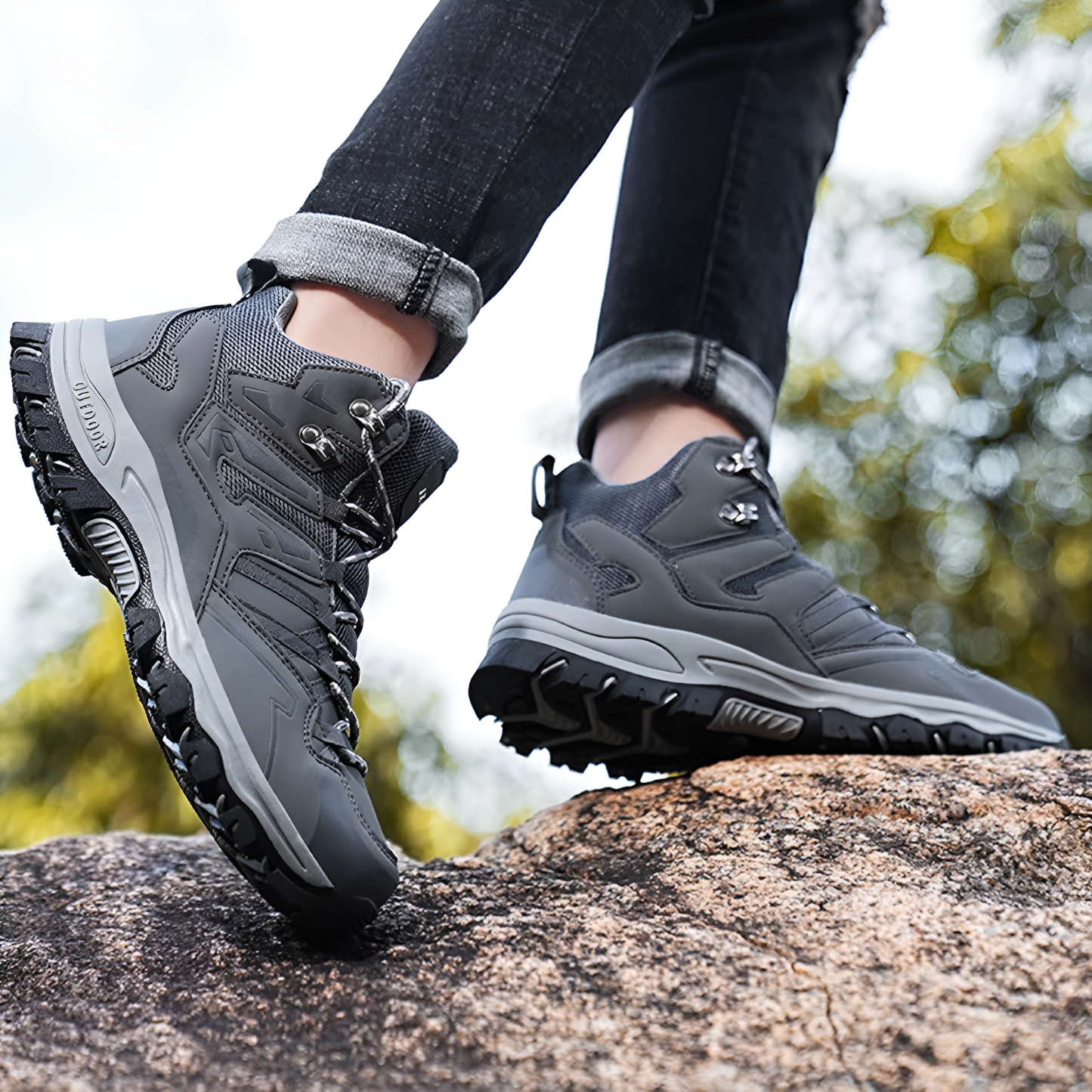 Hiking Shoes For Men Waterproof SummitGuard From Streetwave For Outdoor Adventurers Ultra Durable Comfort