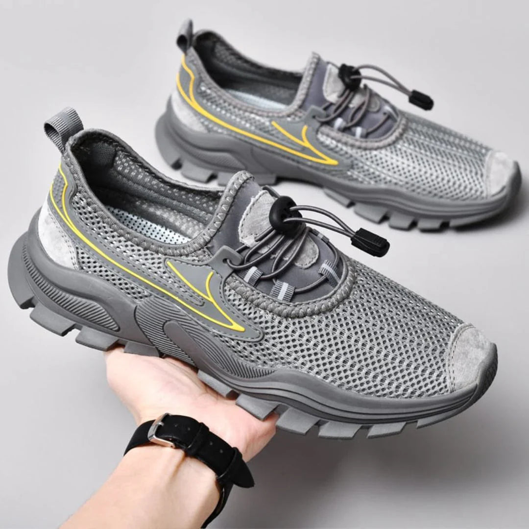 Maddox Stealth Sneakers by Street-Wave Streetwear Ready Athletic Shoes with Ultra Flex Sole and Deep Tread
