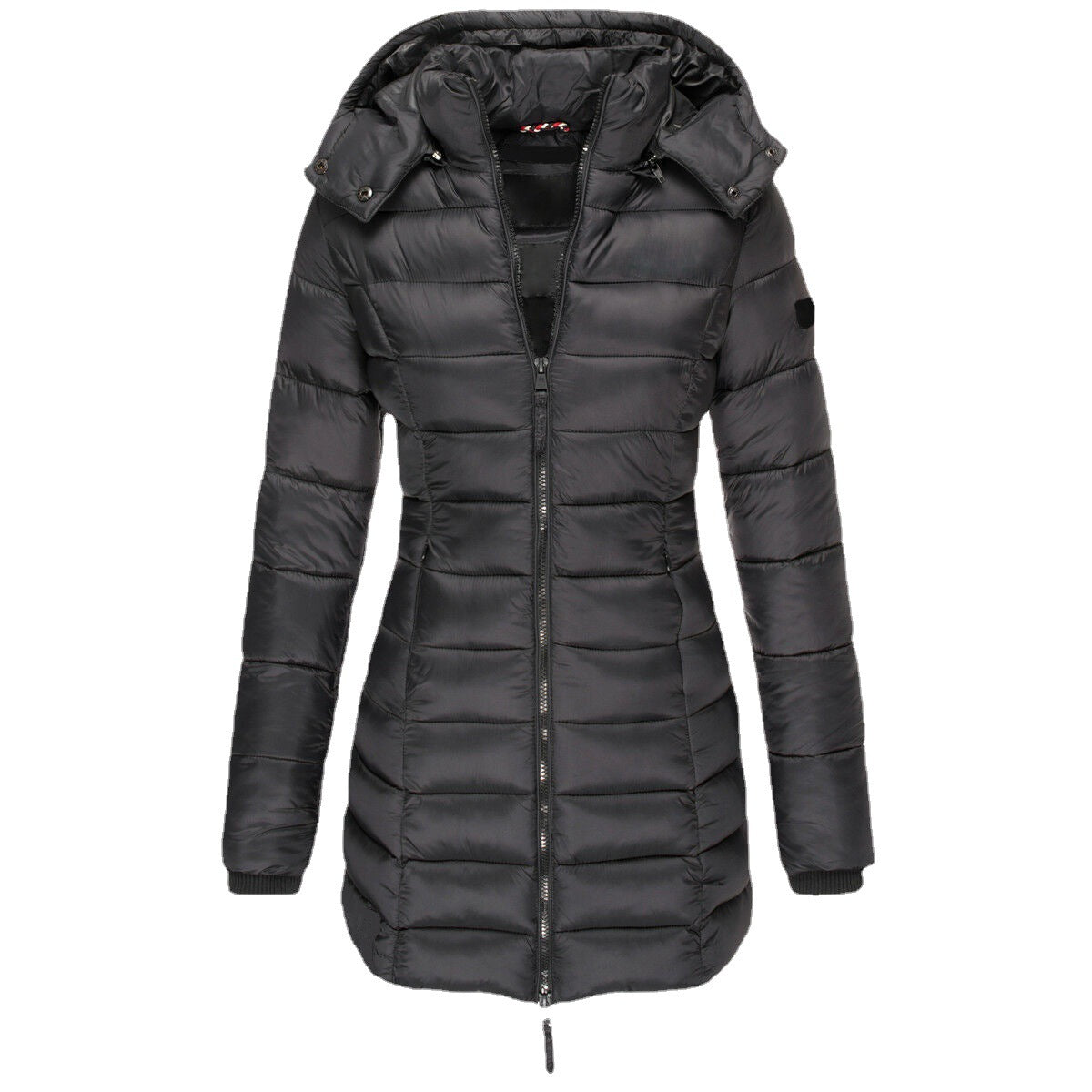 Street-Wave Winter Puffer Jacket With Hood For Women Ultra Warm Insulated Coat Longline