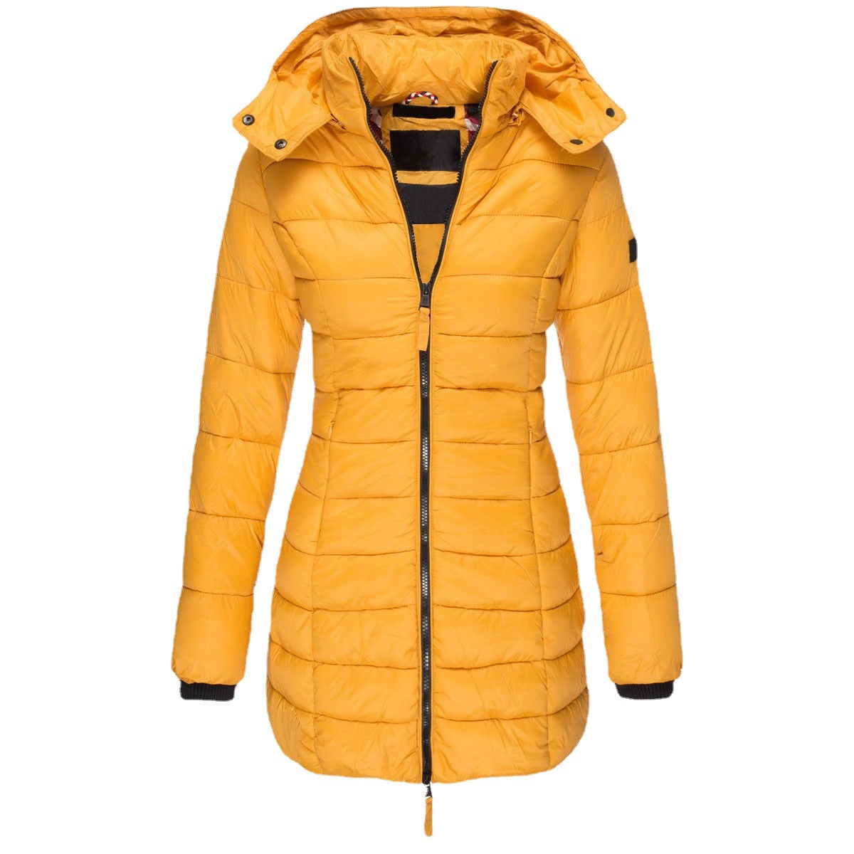 Street-Wave Winter Puffer Jacket With Hood For Women Ultra Warm Insulated Coat Longline