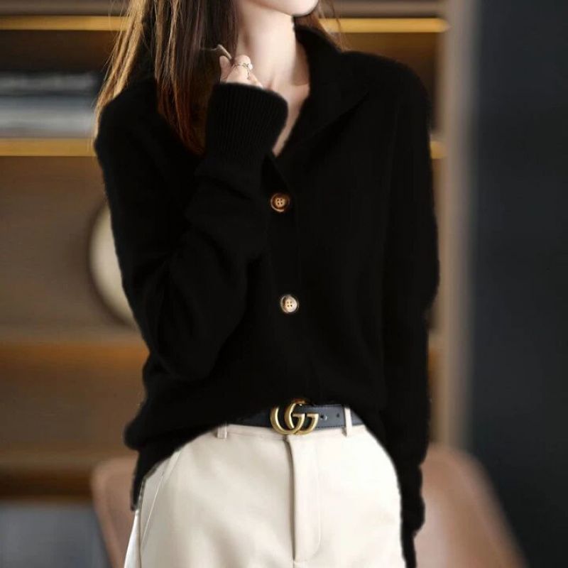 Street-Wave Cashmere Cardigan Unisex Cozy Luxury Warmth