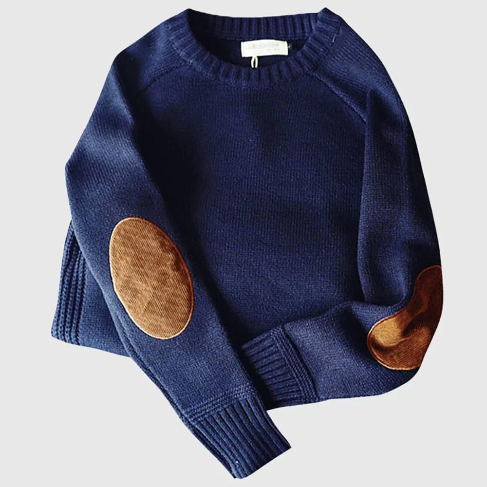 Street-wave Men's Classic Knit Sweater Warmth and Durability in Timeless Colors for Everyday Wear