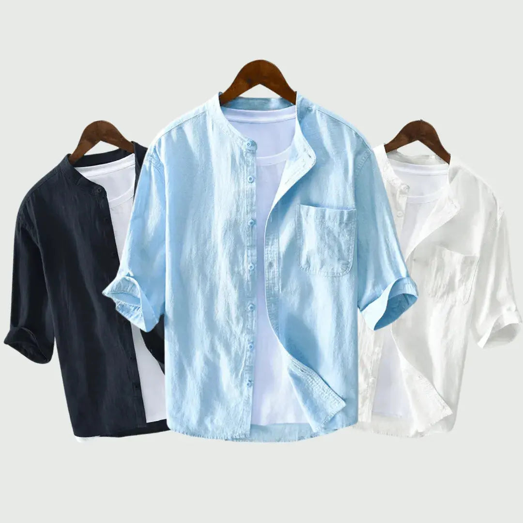 Marcel Dupont Premium Linen Shirt Breathable Lightweight Casual Wear From Street-Wave